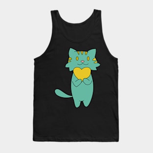 Tiger heart (Gold) Tank Top